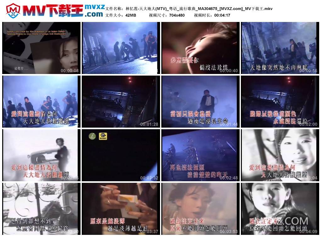 林忆莲-天大地大(MTV)_粤语_流行歌曲_MA304675
